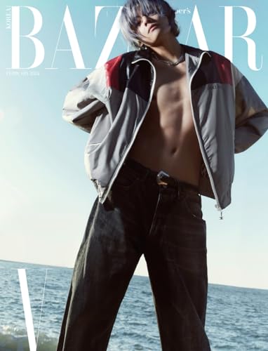 Image of BAZAAR MAGAZINE KOREAN FEBRUARY 2024 BTS V (Cover C)