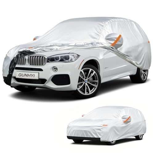 Image of GUNHYI Car Cover Custom Fit BMW X5 (2007-2026) Waterproof for Automobiles, Oxford Sun Rain Dust Snow Protection (Ships from US Warehouse, Delivery 3-8 Days)