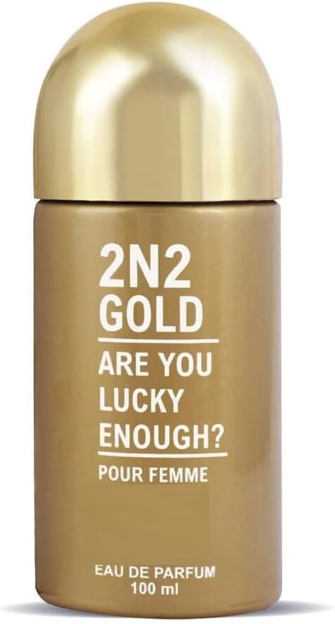 DJ 2N2 Gold Perfume For women,Long Lasting Fragrance, Premium Scent 100 ML