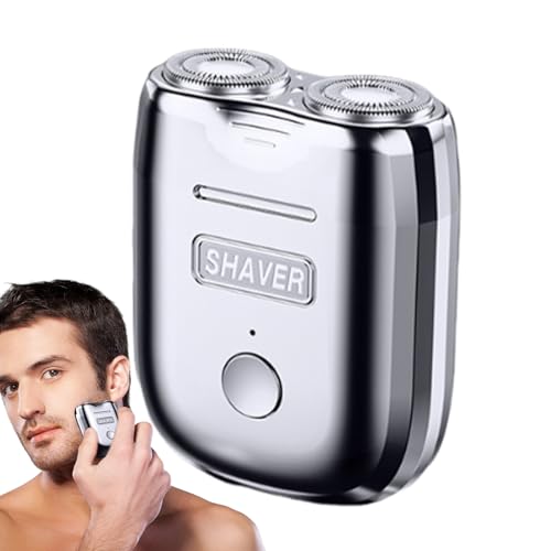 Maquinilla Eléctrica Para Hombre - Maquinilla Eléctrica Para Afeitado Próximo - Impermeable Inalámbrica Con Cabezal Magnético Recortador de Barba Afeitado Húmedo y Para Uso Doméstico y