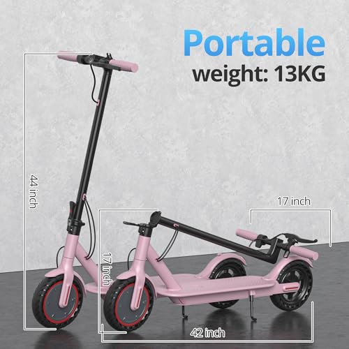 Roinside Electric Scooter- 8.5"/10''/14'' Tires, Up to 19/22MPH, 350W/500W Motor, Max 12/16/21/23/27/62Miles Long-Range Foldable Escooter for Adults Adults Scooter with Double Braking System, App - Image 5