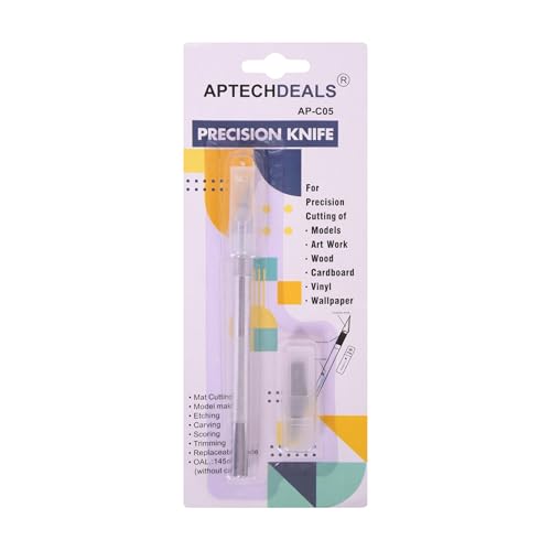 Image of Themisto AP-C05 Precision Pen Knife with 5 Blades Interchangeable Sharp Blades (Pack of 2)