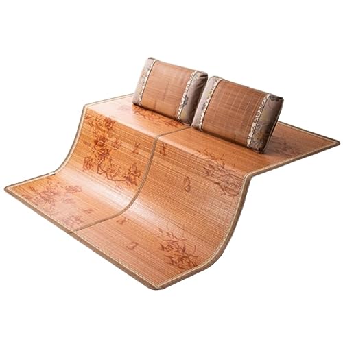 Alfombrilla De Enfriamiento Cojín Refrescante para Colchón, Esterilla para Dormir De Verano, Almohadilla Seda Helada, Plegable Doble Cara para Dormitorio(1.35 * 1.95m/4.4 * 6.4ft)