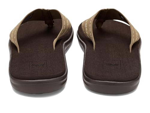 Image of Teva Men's Voya Flip-Flop, Road Race Breen, 14