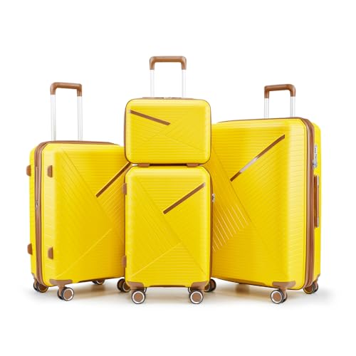 Luggage Sets Piece(14/20/24/28), Expandable Lightweight Suitcase