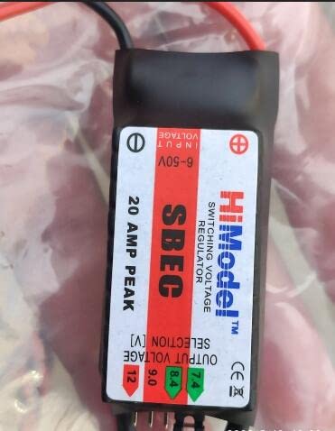 HiModel 6-50V Input 20A Large Current Switching Mode Voltage Regulator/SBEC 13S 7.4V 8.4V 9V 12V Output