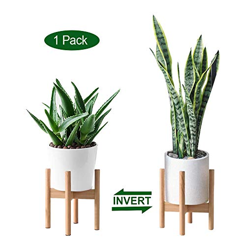 Preisvergleich Produktbild Pflanzenständer, Retro Mitte des Jahrhunderts Blumenregal Holz Pflanzenregal Holz Blumentopfständer für Hause Zimmer Balkon Besten (1 Stück)