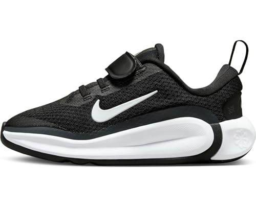 Nike Infinity Flow Little Kids' Shoes (FD6061-002, Black/White-Anthracite-Hyper Turq) Size 8
