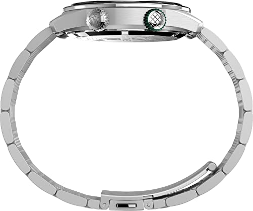 TIMEX Men Black Round Stainless Steel Dial Analog Watch- TW2V49700UJ - Image 3