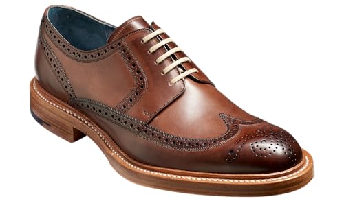 Image of BARKER Bailey Men's Handmade Leather Brogue Oxford Dress Shoes - Timeless Elegance & Superior Craftsmanship - Formal & Business Wear