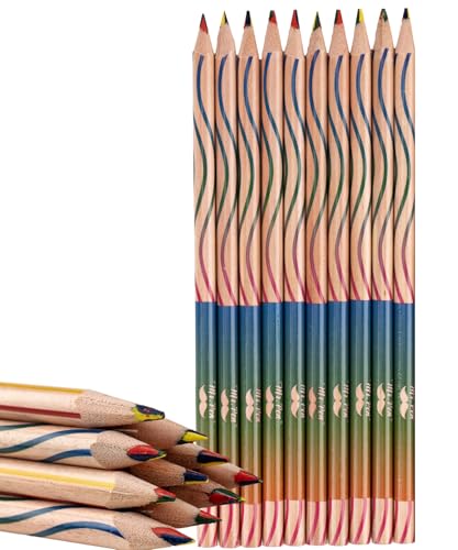 Mr. Pen Lápices de Colores Rainbow 10 Unidades 4-en-1 miniatura 1