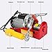YIGECHENXIN Industrial Micro Lifting Tools, 2200 Lbs Electric Pulley Hoist Winch with Engineering Handle Portable and Easy to Operate Suitable for Construction Sites and Heavy Object Moving,20m