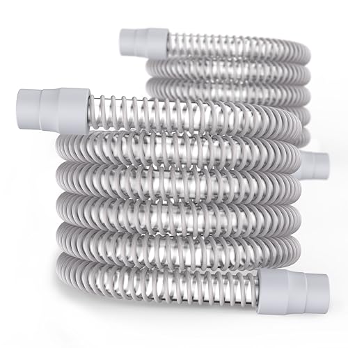 OMOTIYA CPAP Tube - 6-Foot Universal CPAP Tubing - FSA/HSA eligible-Compatible with Most Machines & Masks 19mm CPAP Hose - 22mm connectors Lightweight Flexible Odor-Free 2-Pack