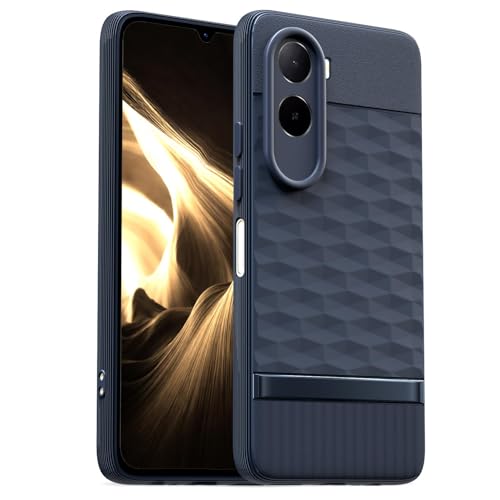 Image of Shockproof Case Compatible with Poco C85x 5G / Mi Redmi A7 Pro 5G | Full Camera Protection | TPU Flexible Back Cover for Poco C85x 5G / Mi Redmi A7 Pro 5G (Steel Blue)