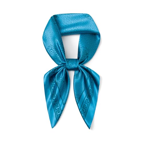 Image of 35 inch Men's Large Square Jacquard Scarf - Cowboy Wild Rugged Style, With Gift Packed