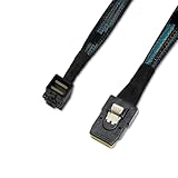 Sonilco High-Performance Mini SAS HD Cable 90 Degree SFF-8643 to SFF-8087 Data Transfer Right Angle Cord (1 Cable, 1 M / 3.2 Feet)