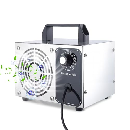 Generatore di Ozono 40000mg/h, Ozonizzatore Portatile per Casa e Auto,