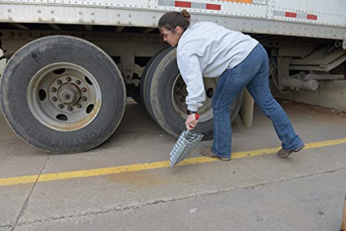 Vestil Gwc-10 Serrated Steel Chock, 10-7/8" Width, 5-3/16" Height, 15-11/16" Depth #TOP6