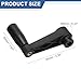 uxcell 8x85mm (Dia x L) Revolving Handwheel Machine Handle, Universal Lathe Crank Grip Replacement for Industry Lathe Milling Grinding Machine, Black (Round Hole)