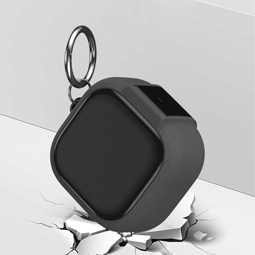 Image of Full Body Armor Case Cover for Samsung Galaxy Buds 4 and 4 Pro with Metal Keyring, Built-in Phone Stand, Locking-Switch Cover (Dark Grey, Full Body Armor)