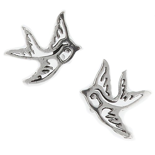 Preisvergleich Produktbild Touch Jewellery Sterling Silber 925 Vogel Schlucken Ohrstecker Ohrringe