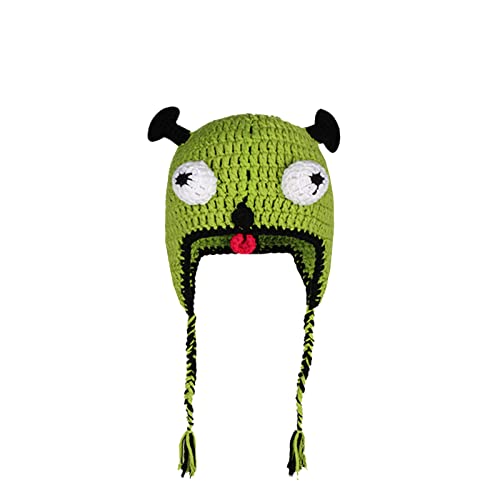 JOYEAR Devil Hat,Crochet Funny Hat,Silly Hats,Cute Cartoon Winter Warm Hat，Suitable for Children and Adults