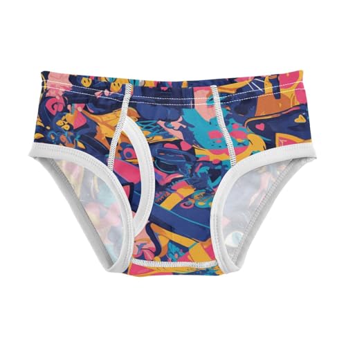 KLL Footprint Cat Fashion Toddler Boy Cotton Athletic Underwear Cute Undies