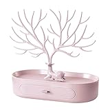 [AMPLEUR D'ESPACE DE RANGEMENT] Comprend une base, des branches et un tiroir pour organiser une grande collection de bijoux.