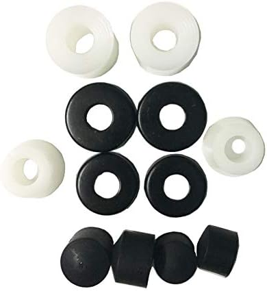 DreamFire 92a Skateboard Truck Bushings Medium Hard White 12pcs