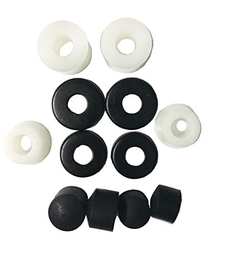 Dreamfire 92A Skateboard Truck Bushings Medium Hard White 12Pcs #TOP1
