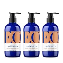 EO Liquid Hand Soap, 12 Ounce Pack of 3, Orange Blossom and Vanilla, made with Essential Oils for Kitchen and Bathroom