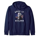 Suck It England Funny 4th of July George Washington 1997 Kapuzenjacke