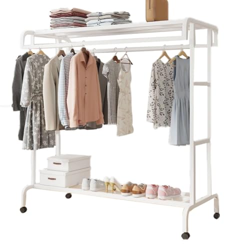 Porte-manteau en métal avec étagère au design moderne - 2