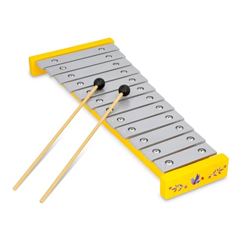 Marmelada Musica 12-Note Tuned Xylophone for Toddlers & Kids – Professional Glockenspiel Musical Toy with Mallets, Guidebook & Video Tutorials – Montessori Music Instrument for Ages 3+, Gift-Ready Box