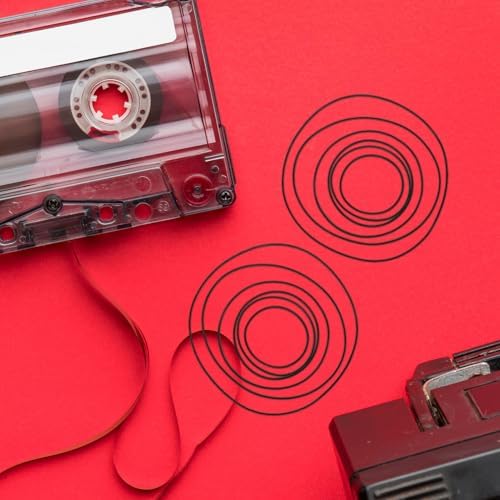 NUOBESTY 30 adet kaset kaydedici yedek kayış 45-120 mm kare lastik kayış aşınmaya dayanıklı ses kayıt cihazları ve pikap için - Görsel 5