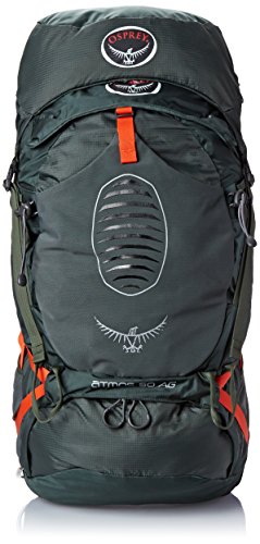 Osprey Men's Atmos AG 50 Backpack (2017 Model), Graphite Grey, Small