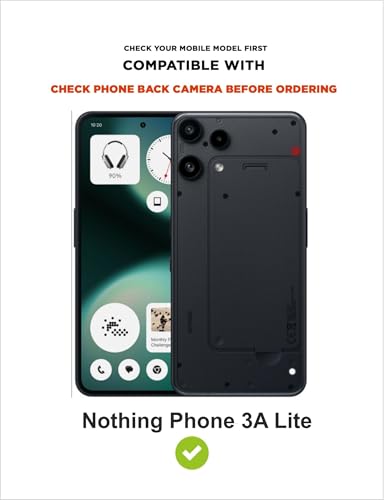 Image of SBMS Flip Cover for Nothing Phone (3a) Lite Back Cover Case with Magnatic Closure | Genuine Leather Finish | Inbuilt Stand | Card & Money Pocket | Wallet Style Flip Back Case Cover (Coffe Brown)