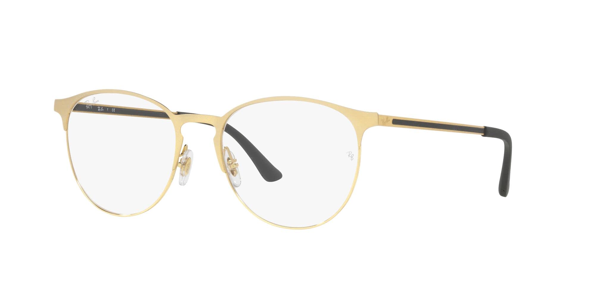 Ray-Ban Opaski na okulary Unisex Dorosły, Matte Gold On Gold/Demo Lens, 51MM