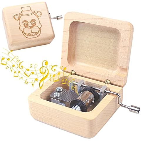 ROSIKING Wooden Music Box Hand Crank Classic Antique Carved Musical Boxes Christmas Birthday Valentine's Day Gifts Plays Toreador Cover