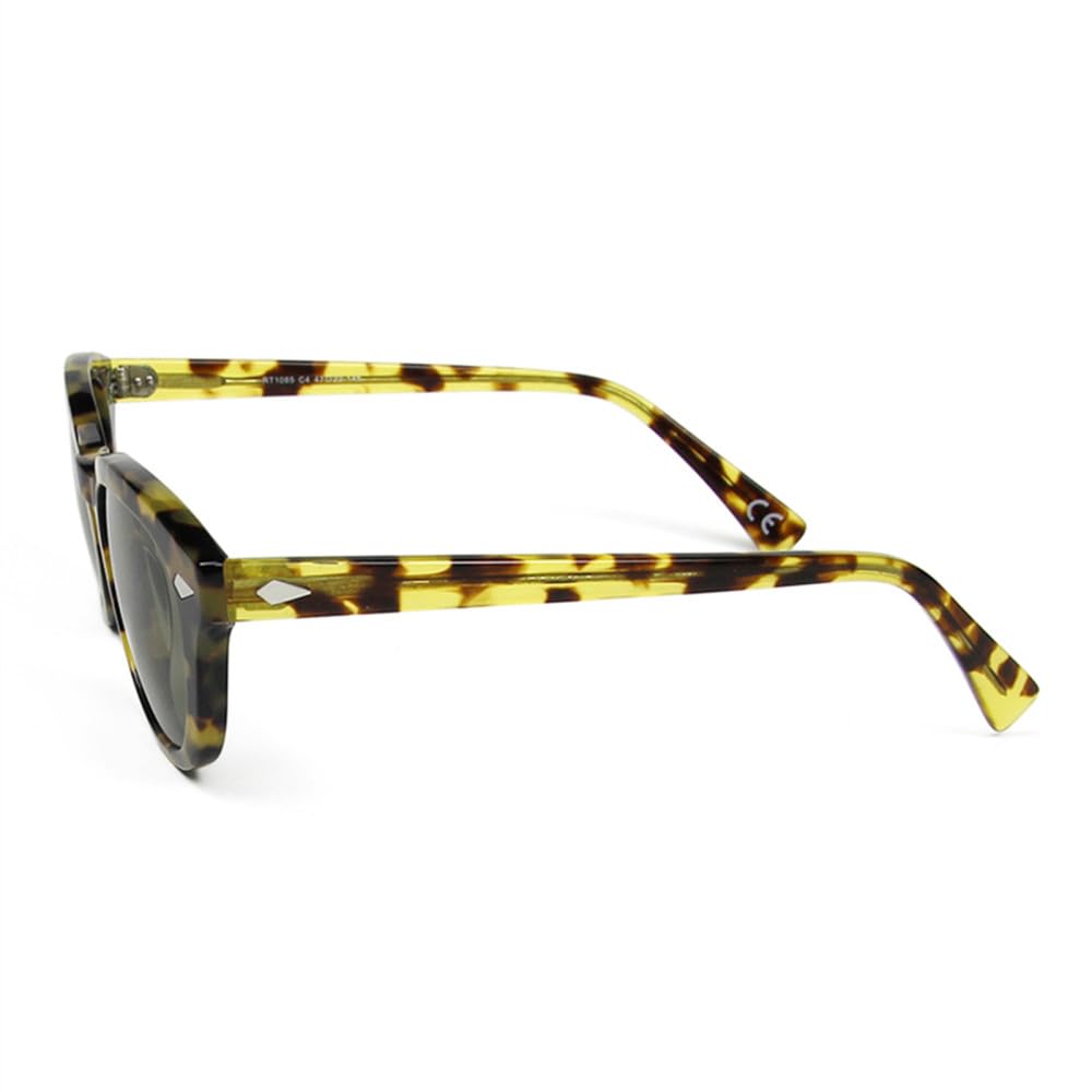 Occhiali da sole rotondi in acetato Occhiali da sole con rivetti da uomo per donna Occhiali da guida Occhiali da uomo UV400