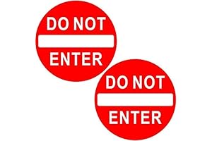 Do Not Enter Sign Decal for Home Business