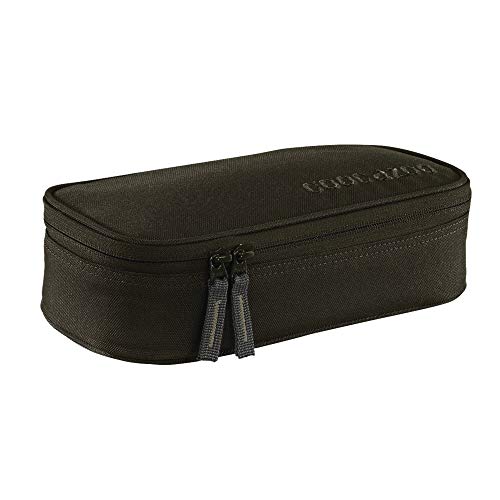 Preisvergleich Produktbild coocazoo Federmäppchen PencilDenzel Woodsman Khaki, Schlamperetui, Geodreieckfach, Stundenplanfach, herausnehmbarer Stiftehalter, zusätzliches Reißverschlussfach