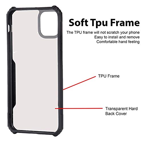 Image of Pikkme Shockproof Eagle Clear Transparent Back Covers and Cases for iPhone 11