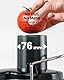 GDOR Entsafter Gemüse und Obst 800W Entsafter aus Edelstahl 76mm Großem Mund Juicer Machine 3 Geschwindigkeitsstufen Zentrifugaler Schnelles Entsaften Leicht zu Reinigen mit Bürste BPA-frei