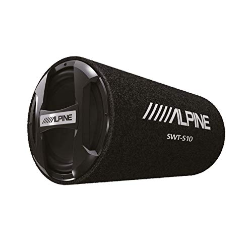 Alpine Swt-S10 1200W 10" Car Subwoofer In Bass Tube Enclosure+7-Band Equalizer #TOP1