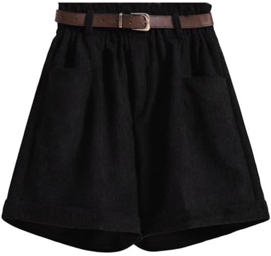 Women Shorts Vintage Loose High Waist Short Pants Casual Short Pants