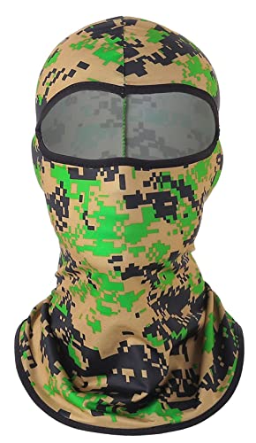 Balaclava Face Mask, Summer Cooling Neck Gaiter, Uv Protector Motorcycle Ski Scarf For Men/Women, Balaclava Ski Mask Camouflage One Size #TOP19