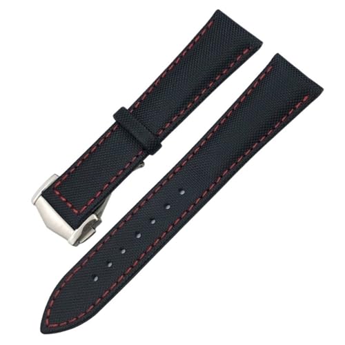 19mm 20mm 21mm 22mm High Density Nylon Watchband For Planet Ocean 300 Fabric Leather Canvas Watch Strap