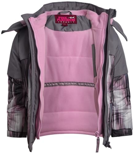 Image of Pink Platinum Girls Snowsuits - 2 Piece Waterproof Toddler Winter Jacket and Ski Pants - Winter Clothes for Girls (2T-16)