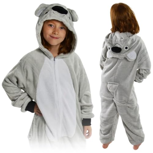 ZOLTA Jumpsuit Onesie für Kinder - Sanft Kuschelig Unisex Pyjama - Warme...